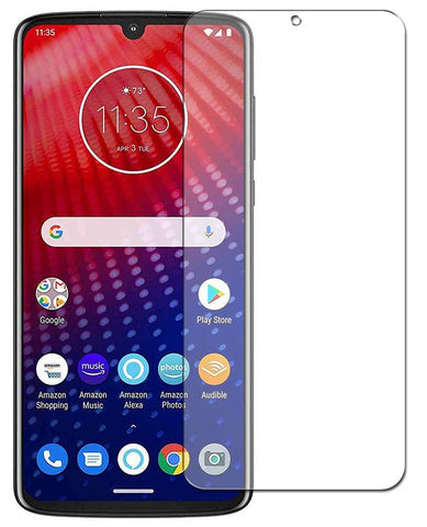 Motorola Moto Z4 Tempered Glass Screen Protector Guard (Case Friendly)