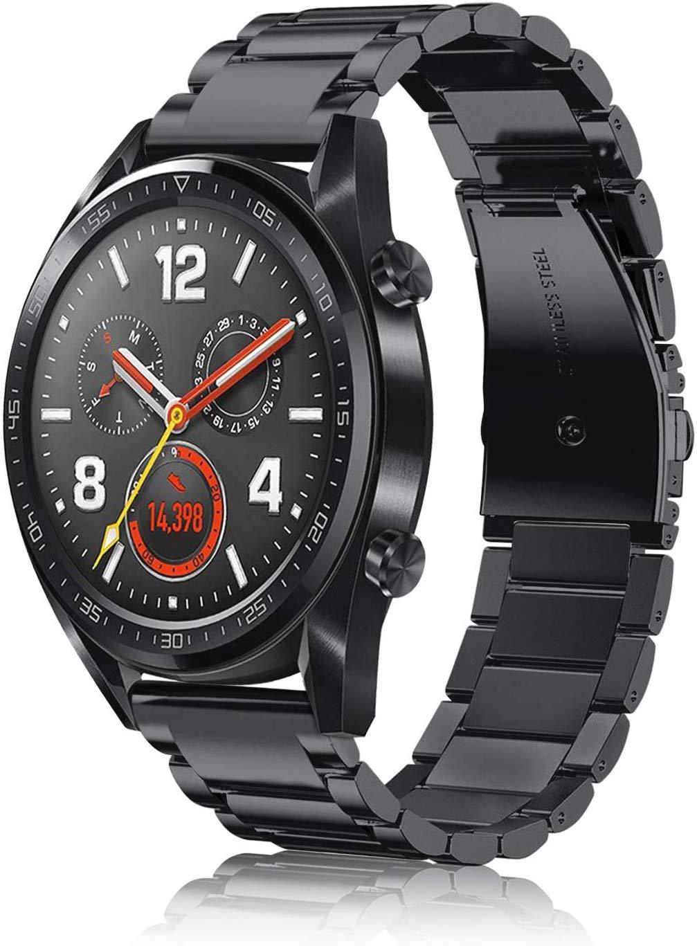 Huawei watch gt hot sale black stainless steel