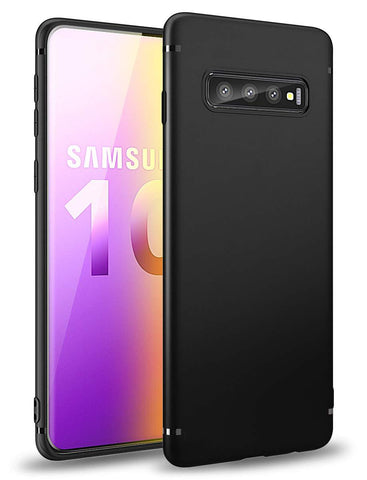 Samsung Galaxy S10 Case Soft Gel Matte Black - That Gadget UK